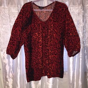 Premise Studio Leopard Top